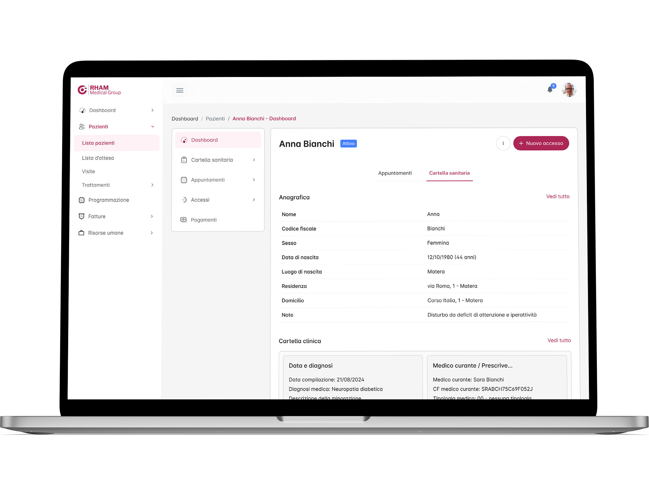 Dashboards and core services